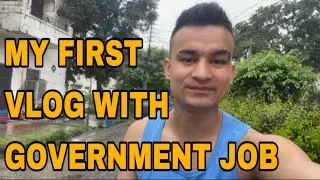 My First Vlog With Government Job || Study With Job ||😴📚