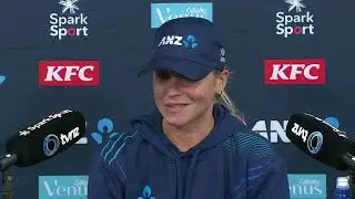 Jess Kerr Media Conference McLean Park Napier | ODI 2 | WHITE FERNS v Bangladesh
