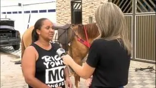 Garotinho com doença grave reencontra seu melhor amigo, um cavalo