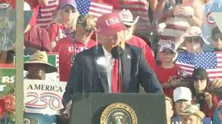 07/03/25 Happening - President Trump speech  a rally in Des Moines, Iowa ahead of the Fourth of July