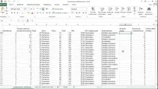 Análisis datos cuantitativos en excel 1a parte
