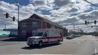 Frisbie EMS Code 3 through an intersection