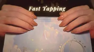 ASMR Fast Yet Gentle Tapping🍃 Smooth Brain Tingles💫(with BGM)