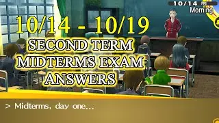 P4G 10/14 SECOND TERM MIDTERMS EXAM CORRECT ANSWERS - THIRD EXAM IN YASOGAMI HIGH SCHOOL (PC 2020)
