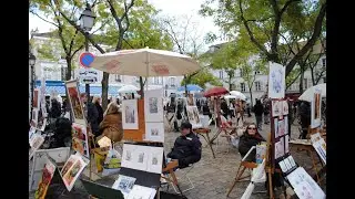 The artists of Place du Tertre, Montmartre, Paris