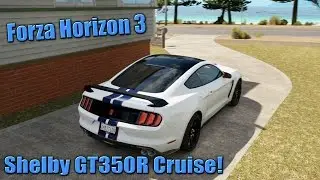 Forza Horizon 3 Demo - 2016 Ford Shelby Mustang GT350R Cruise! - Drone Cam [HD]