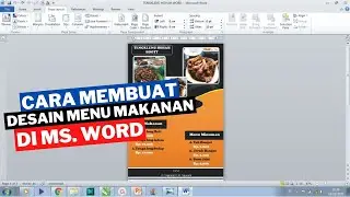 Cara Membuat Desain Brosur Makanan di Microsoft Word