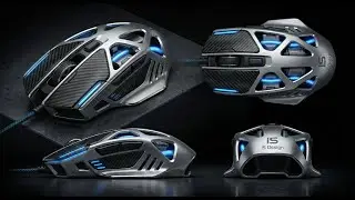 Industrial Design Showcase: Ultra-Realistic Mouse Concept (Sketch to 3D)
