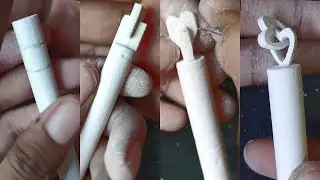 Carve intersecting hearts in simple 3 steps | chalk carving |Nandhinindni | tamil