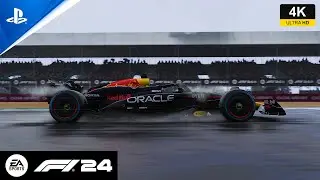 F1 24 - Max Verstappen - Silverstone (GP British) - gameplay ps5 4K espa&ntilde;ol latino