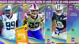 FREE MAKE RIGHT PACKS! INSANE NEW 91 OVR LTD'S! LTD COOPER, HYDE! MUT REWARD PACKS! | MADDEN 21