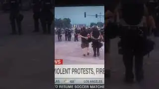 CNN black reporter arrested on live T.V for no reason #CNN #blackreporterarrested #cnnreporter #cops