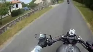 essai  Victory Gunner exhaust akrapovic