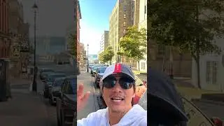 Давайте исследуем центр города Галифакс, Новая Шотландия, и набережную.