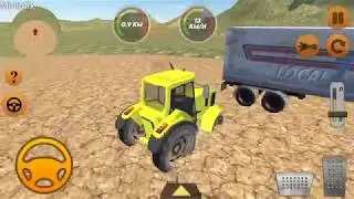 Offroad Tractor Trolley Transport: Farming Sim #4, Heavy tractor transport games