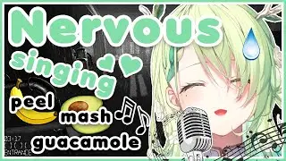 Fauna sings the guacamole song to calm her nerves