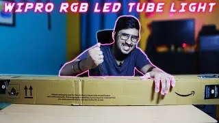 Wipro RGB-Led  Smart Tube light | Unboxing & Review | Best RBG  tube light | AASHIK GOPINATH BRYAN