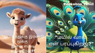Science Facts #124&125 #peekaboo #tamil #camel #peacock #dance #sand #shorts #trending #1m 