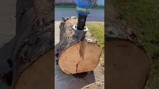 Log splitter cone for Auger Drive