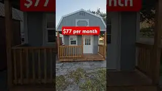FOR SALE - Tiny House $77 per month #affordable #tinyhome #tinyhouse