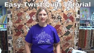 Easy Twist Quilt by  www.junctionfabric.com