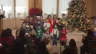 Monday Unicorn and Teddy Bear 2016 Noah's ark preschool Christmas Program