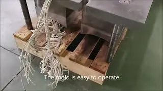 400T brake lining mold bottom ejection method, removeable brake pad mold