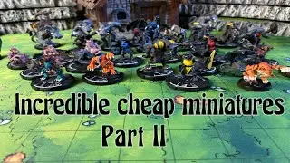 How to get cheap miniatures for Dungeons and Dragons(D&D), Pathfinder, or any RPG.