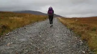 Exploring Loch Ossian in the Scottish Highlands