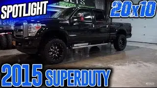 Spotlight: 2015 Ford F-250 Leveled on 20X10s and 35's!