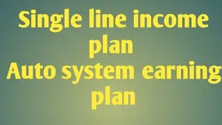 Single line earning plan prensentation