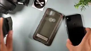 Pixel 4a 5G Case review Ghostek Covert Clear with Kickstand Slim : smoke black!