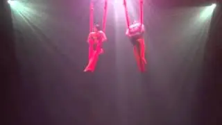 Nat Harris presents Caro & Celine Duo Aerial Cocoon 'Les Pin Up'.