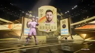 EA FC 24 Messi in two rare players pack - Goals and assists