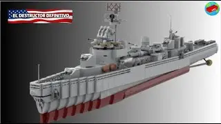 Fetcher Class Destroyer MOC - Lego WW2