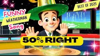🎵 50% Right, I&rsquo;m Your Weatherman &ndash; Hilarious Weather Forecast Song | Funny Celebrity Comedy 2025 🌦️