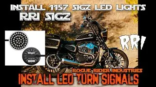 Rogue Rider Industries 1157 LED Turn Signals Install and Comparison