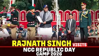 LIVE: Raksha Mantri Rajnath Singh visits NCC Republic Day Camp 2026