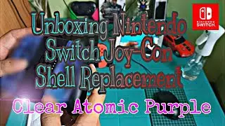Tech Review | Nintendo Switch Atomic Purple Shell Replacement for Joy-Con | Unpack and Impression.