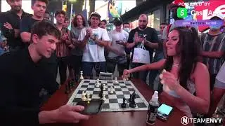 A Chad Wins Andrea Botez's Number!