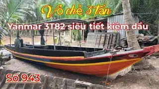 (Đ&atilde; b&aacute;n) Vỏ chẻ 3 tấn sao n&uacute;i m&ecirc; nh&ocirc;m chạy m&aacute;y yanmar 3T82 số v&agrave;ng ae đt 0945.722319 ( số 943) 