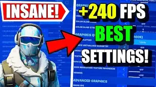 BEST Settings For MAX FPS + SECRET TIPS! (Fortnite Chapter 4)
