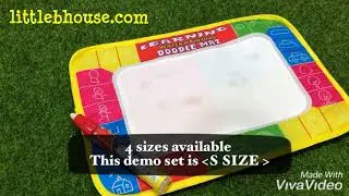 29X19cm Water Drawing Painting Writing Magic Pen Doodle Mat Toy Early Learning -BT36-S