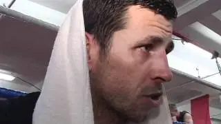 Darren Barker talks Sergio Martinez at Mendez Boxing Gym, NYC 9/26/11