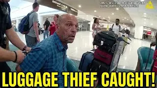 Luggage Thief caught at Orlando Airport!