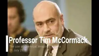Professor Tim McCormack, RNZ Interview 21 July 2018