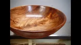 Woodturning claro walnut bowl using carbide tools