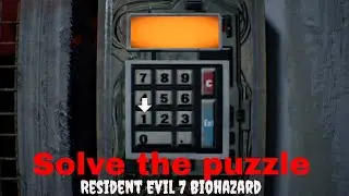 Resident Evil 7 Biohazard - Solving Lucas's Puzzle #evogames