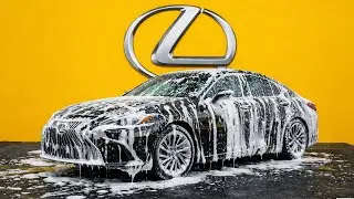 INSANE Lexus ES350 Deep Cleaning! 🧼 Thick Snow Foam Car Wash ASMR