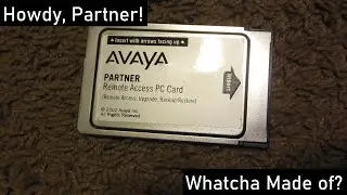 Taking apart an AVAYA Partner Module Card!